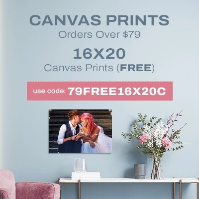 Canvas Prints Orders Over $79, 16x20 Canvas Prints (FREE) - Use Code: 79FREE16X20C