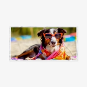 Personalized Beach Towels with Pet Photo