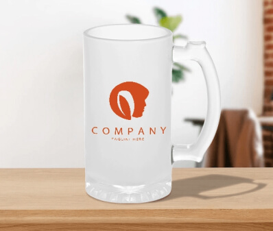 Logo Printed Beer Mugs