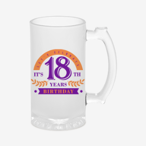 personalized 18th birthday beer mug united states