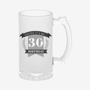 personalized 30th birthday beer mug united states