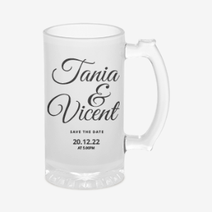 personalized wedding beer mugs united states