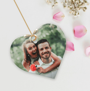 Heart Photo Ornament Black Friday Day Sale