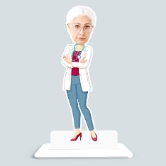 Custom Caricature Photo Stand for Mothers Day Sale USA