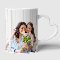 Heart Handle Mug for Mothers Day Sale USA