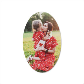 Oval Shaped Canvas Prints For Mother’s Day
