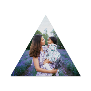 Triangle Shaped Canvas Prints For Mother’s Day