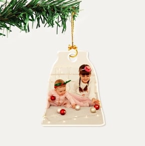 Bell Photo Ornament Thanksgiving Sale