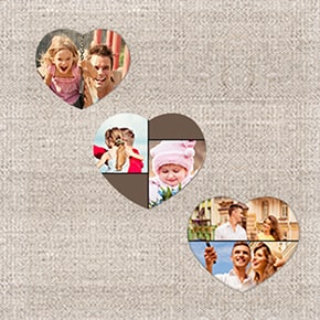 Heart Photo Magnets