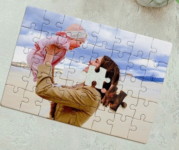 Puzzle Pieces Large Cutouts, 6 Inches, 36 Pieces