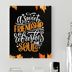 Friends Thanksgiving Quotes Sale Usa CanvasChamp