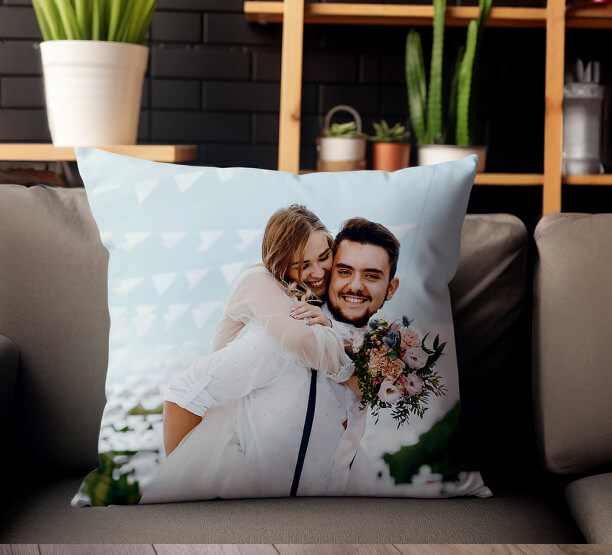 Canvas photo pillows best sale