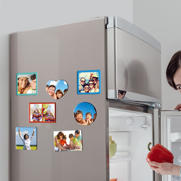 Photo-Magnets-on-Refrigerator