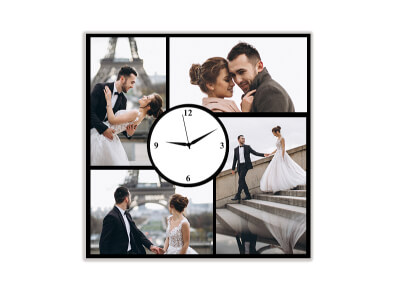 Custom Wall Clock for Wedding Gifts