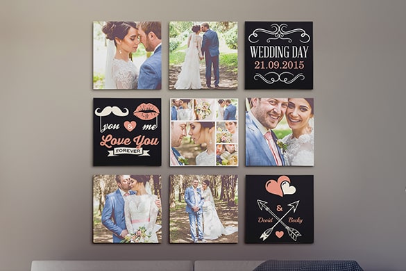 Personalized Wedding Canvas Prints