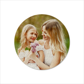 Circle Shaped Canvas Prints For Women’s Day
